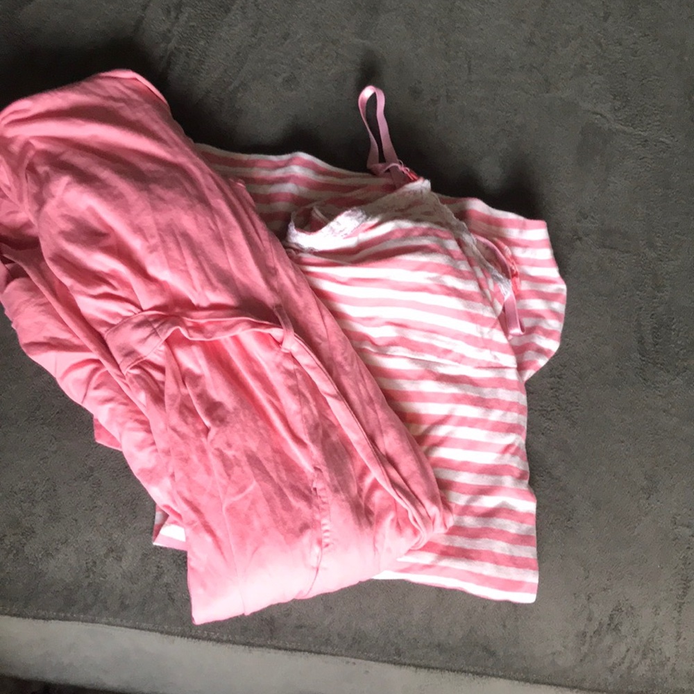 Nursing nightgown and robe